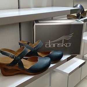 Dansko Taci Waxy Calf Denim size 41